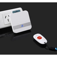 Timbre grande inalámbrico para el hogar, botón de llamada para personas mayores, pacientes, discapacitados, buscapersonas de atención Personal