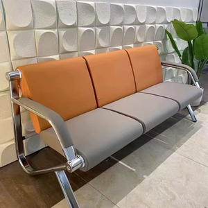 Chaise d'attente d'aéroport au design moderne de haute qualité pour cliniques, banques, bureaux et salles d'attente d'hôpitaux, banc et canapé publics - Product Image 3