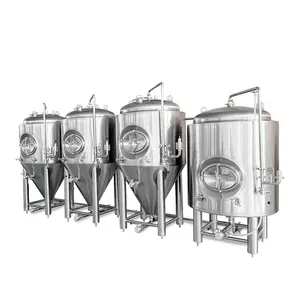 Personnalisation professionnelle 100l 1bbl 200l 250l 300l réservoir de bière de ferment En stock fermenteur artisanal rotatif à vendre
