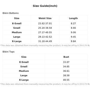 FOXA Ensemble bikini 2 pièces pour femme, bandeau et string avec œillets, maillot de bain extensible, tenue de plage estivale - Product Image 6