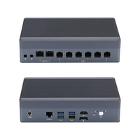 Mini PC Barebone 2x Intel 10G SFP+, 6x Intel 2.5G LAN, CPU I3-10110U/ I5-8260U/ I7-10510U, Casing Mini, Rak 1U, Router Firewall