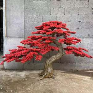 Fábrica personalizar alto verde ciprés artificial bonsái interior exterior grande falso pino <span class=keywords><strong>para</strong></span> decoración de paisajismo de Hotel - Product Image 1