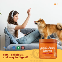 Complément alimentaire pour les articulations des chiens, sous forme de comprimés à mâcher, avec glucosamine, chondroïtine, MSM - Absorption rapide pour toutes les races, personnalisable OEM/ODM