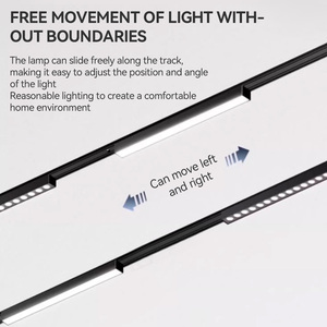 Dingdian dẫn 12W/24W/36W DC48V từ theo dõi lũ ánh sáng với 3000K/4000K/6000K màu Temp thiết kế hiện đại cho nhà & văn phòng - Product Image 5