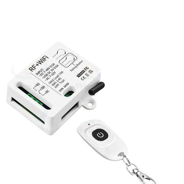 WiFi 433mhz Universal Wireless Smart Switch Tuya,DC 12V 24V 48V USB 5V,1-250V Dry Contact,DIY Switch,with Alexa Google Home A701