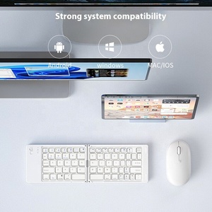 <span class=keywords><strong>Clavier</strong></span> BT <span class=keywords><strong>portable</strong></span> mini pliable 023S, système de <span class=keywords><strong>clavier</strong></span> sans fil universel à code fixe avec souris aérienne pour téléphone <span class=keywords><strong>portable</strong></span>, tablette, PC - Product Image 2