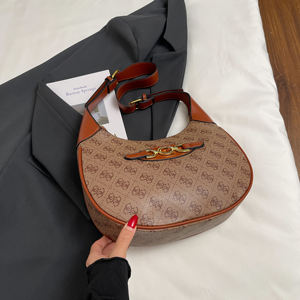 Elegante <span class=keywords><strong>bolso</strong></span> <span class=keywords><strong>de</strong></span> hombro estilo vintage con estampado, perfecto para uso diario, <span class=keywords><strong>bolso</strong></span> <span class=keywords><strong>de</strong></span> <span class=keywords><strong>mano</strong></span> para <span class=keywords><strong>mujer</strong></span> <span class=keywords><strong>de</strong></span> gran capacidad. - Product Image 2