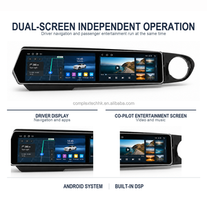 Écran de divertissement Android 12,3 pouces à double écran pour Chevrolet Camaro 2016-2018 avec CarPlay sans fil et panneau copilote - Product Image 4