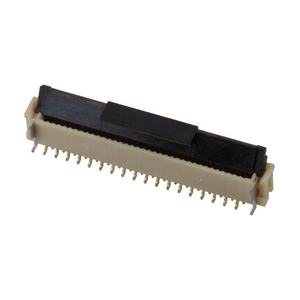 ขั้วต่อแบบ ZIF แนวตั้ง SMD/SMT ระยะพิทช์ 0.5 มม. 16/30/40 พิน แบบลิ้นชัก พร้อมขั้วทองแดงผสมและชุบทองคำ สำหรับ FFC FPC - Product Image 2