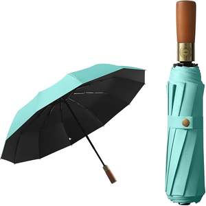 Sombrilla de Lujo Extra Grande con Diseño Moderno de Elefante, Totalmente Automática, de Madera Maciza Engrosada, Regalo de Negocios, Tubo de Hierro - Product Image 6