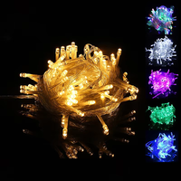 Guirlandes lumineuses LED de Noël pour extérieur, 10 m, 100 LED, PVC, très vendues