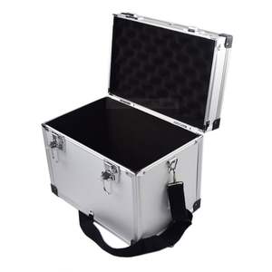 Caja de Herramientas Grande de <span class=keywords><strong>Aluminio</strong></span>, Caja de Herramientas Portátil para Equipo de Seguridad, Estuche para Instrumentos, Caja de Almacenamiento de Herramientas, Maleta con Correa para el Hombro - Product Image 5