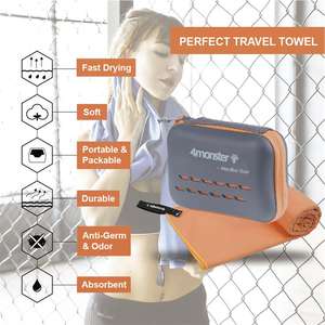 Toallas de Gimnasio con Logotipo Personalizado, Toalla Deportiva de Microfibra de Secado Rápido para Entrenamiento Físico y Natación - Product Image 2
