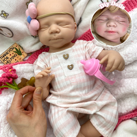 20 inç Pascale Saf Silikon Yeniden Doğmuş Bebek Bebek Oyuncak, El Boyaması Yüz Detayları, Esnek Uzuvlar, Sanat Koleksiyoncuları ve Aile Hediyesi İçin