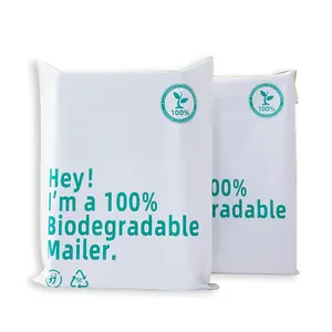 100% Compostable Poly Mailer recyclé expédition écologique sac d'expédition pour vêtement, poste et Express