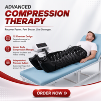 Appareil de thérapie par compression d'air à 12 chambres VU OEM ODM avec pantalon de compression personnalisé pour les cliniques et les centres de bien-être