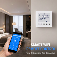 Termostato Inteligente WiFi Tuya HY603AC para Aire Acondicionado Frío/Calor, 2/4 Tubos, Ventilador de 3 Velocidades, Control Digital de Temperatura Ambiente