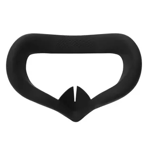 Masker Wajah Tebal VR Silikon Bantalan Mata Tahan Keringat Tahan Debu Silikon Penutup Masker VR Aksesoris untuk Oculus Quest 2