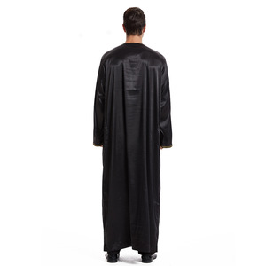 Bán buôn kaftan thobes cho người đàn ông hồi giáo thanh lịch thêu của nam giới omani thoube/jubba/Robe với phù hợp với tua tại - Product Image 5