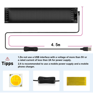 Cusomik layar <span class=keywords><strong>LED</strong></span> fleksibel tampilan <span class=keywords><strong>LED</strong></span> jendela mobil kustom untuk iklan stiker mobil papan tanda teks bergulir - Product Image 5