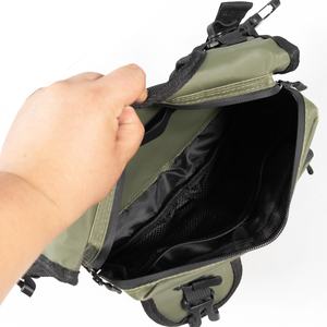 Nuova Borsa Tattica da Esterno in Oxford Impermeabile con Motivo Geometrico alla Moda Unisex Chiusura a Cordoncino Gilet Multifunzionale - Product Image 4