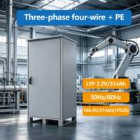 Gabinete de Energía de Alto Voltaje Tipo Rack de 261 kWh con Refrigeración por Aire para Programa de Respuesta a Demanda en Supermercados