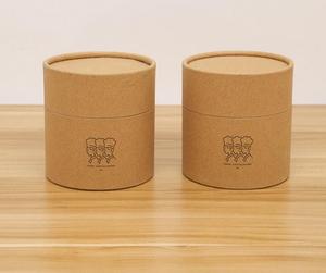 Personnalisé Imprimé rond kraft brun artisanal petit Vide tube D'emballage en papier en rouleau - Product Image 6