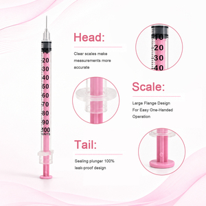 <span class=keywords><strong>Jeringa</strong></span> Veterinaria para Insulina, Pistón Antiderrames, <span class=keywords><strong>Aguja</strong></span> 29G 30G 31G, 0.5ml 1ml para Mascotas - Product Image 4