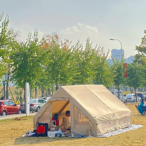 Caliente divertido lujo al por mayor Oxford 12 cuadrado automático grande Camping inflable hogar tienda a prueba de agua - Product Image 5