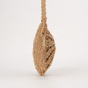 <span class=keywords><strong>Borsa</strong></span> a <span class=keywords><strong>Tracolla</strong></span> in <span class=keywords><strong>Paglia</strong></span> con Mezza Zip e Design Semicircolare alla Moda - Product Image 4