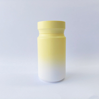 Bouteilles en plastique PET vides de 80 ml et 120 ml, couleur dégradée, à large ouverture, pour l'emballage de médicaments, de pilules et de capsules