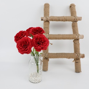 Decoración de la boda del hogar Clavel de flores artificiales para paisajismo - Product Image 4