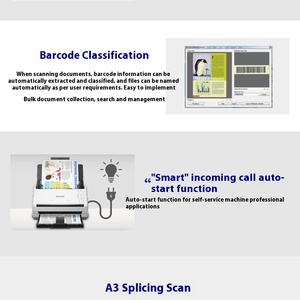 Cho e-pson DS-530II máy quét hàng loạt hai mặt tốc độ cao với giao diện USB phần mềm nhận dạng đặt tên tự động trong - Product Image 6