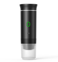 Machine à Café Expresso Professionnelle Mini Automatique Portable avec Boîtier en Acier Inoxydable Source d'Énergie Électrique Système d'Eau Chaude