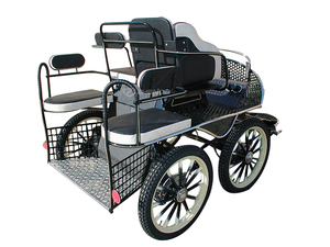 Carroza para Caballos de Maratón Negra de Alta Calidad/Carroza para Caballos Pony de Estilo Nuevo {ZD-PM05} - Product Image 4