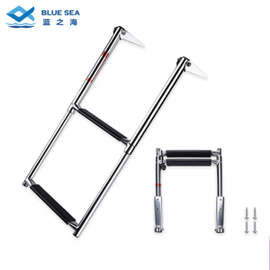 Scaletta Pieghevole a Due Sezioni per Imbarcazioni, Passerella per Barche da Esplorazione, Accessori Hardware Specifici per Yacht - Product Image 1