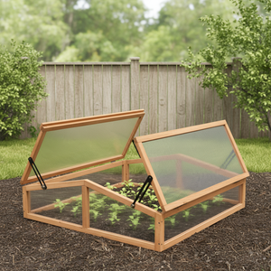 Mini-serre en bois de <span class=keywords><strong>sapin</strong></span>, serre froide en bois pour extérieur - Product Image 2