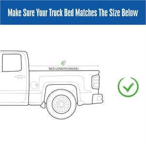 Xiangrui小型折りたたみ式ピックアップベッドカバートラックカバーテールボード<span class=keywords><strong>6FT</strong></span>日産05-22フロンティアショートベッドトラックアクセサリー - Product Image 5