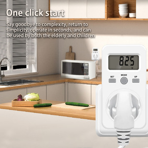 Anh cắm màn hình nhỏ năng lượng mét Điện giám sát điện áp điện đo ổ cắm loại đồng hồ kWh - Product Image 3