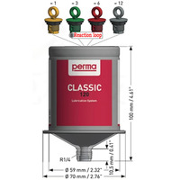 Graisseur automatique allemand PERMA Graisseur automatique ClASSIC-SF05 SF05-120-1 SF05-120-3 SF05-120-6 graisse lubrifiante multifonctionnelle