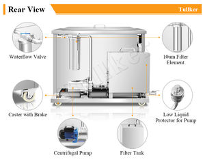 Limpiador ultrasónico <span class=keywords><strong>industrial</strong></span> 360L, con sistema <span class=keywords><strong>de</strong></span> filtro, circulación, tanque <span class=keywords><strong>de</strong></span> 200L, placa DPF PCB, molde <span class=keywords><strong>de</strong></span> Metal, arandela <span class=keywords><strong>de</strong></span> <span class=keywords><strong>ultrasonido</strong></span> desengrasante - Product Image 4