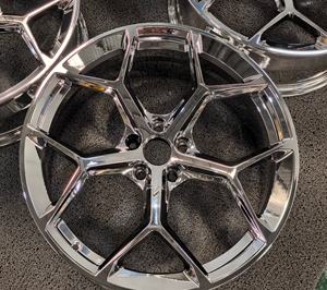 Rines de Aleación Forjados Personalizados con Acabado Cromado Pulido y Cepillado 5*112 5*120 5*130 para Autos Mustang <span class=keywords><strong>GT</strong></span>, Audi, BMW, Benz, Lexus - Product Image 5