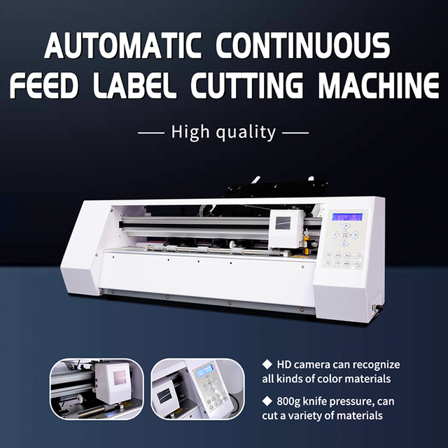 New Digital Multi Sheet Label Die Cutting Machine Auto-Feeding Contour Cutter for Office Equipment
