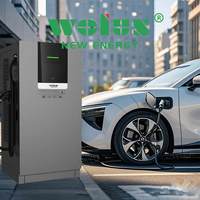 Vente d'usine Wolun Station de recharge rapide DC 120KW Chargeur EV commercial CCS2 CHAdeMO GB/T OCPP1.6J IP54 Certifié CE RFID