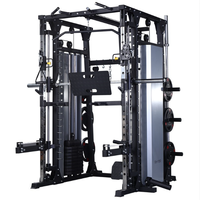 Cage d'alimentation intégrée commerciale à usage domestique cadre de portique multifonctionnel Smith Machine Trainer OEM banc presse Squat Rack Station
