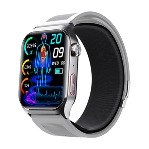 IP67 Không Thấm Nước Cuộc Gọi <span class=keywords><strong>Smartwatch</strong></span> <span class=keywords><strong>2025</strong></span> Tự Động Người Đàn Ông Của Đồng Hồ Đeo Tay Máy Bơm Không Khí Huyết Áp Chăm Sóc Người Già ECG Sức Khỏe F520 Thông Minh Đồng Hồ - Product Image 2