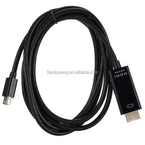 1.8m 4K * 2K Thunderbolt Mini écran mâle à HD-MI mâle câble adaptateur Mini DP à HD-MI câble pour <span class=keywords><strong>Macbook</strong></span> Pro <span class=keywords><strong>Air</strong></span> projecteur <span class=keywords><strong>TV</strong></span> - Product Image 4