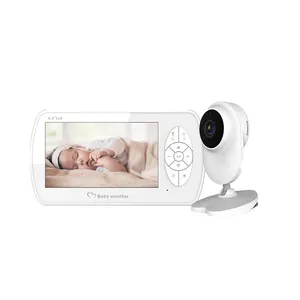 Temperature Monitor 4.3'' HD Color Home Security Screen Wifi Video Baby Monitor Digital Wireless Surveillance Camera