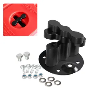 OVOVS Gas Can Fastener Stand Aluminum Alloy Holder Oil Tanks Petrol Can Bracket Pack Mount For Motorcycle Off-Road Vehicle