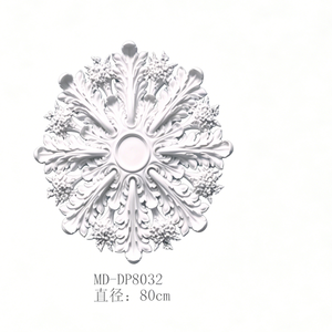 <span class=keywords><strong>Rosace</strong></span> de <span class=keywords><strong>plafond</strong></span> en polyuréthane à motifs floraux, décoration moderne pour villa européenne, résistante à la pourriture et à l'humidité, installation facile - Product Image 2